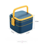 Load image into Gallery viewer, Leak Proof Plastic Lunch Box With Compartments Tiffin