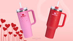Load image into Gallery viewer, LoveSips Quencher 40oz – Valentine Vibes Edition Jars and Tumblers