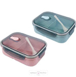 Load image into Gallery viewer, Lunch Box With Two Compartments And A Spoon - 1000 Ml Tiffin