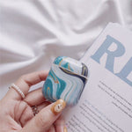 Load image into Gallery viewer, Luxe Marble Airpods Case AirPods Case Mango People International Blue