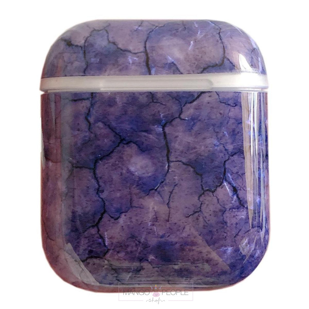 Luxe Marble Stone Airpod case AirPods Case Mango People International Purple 