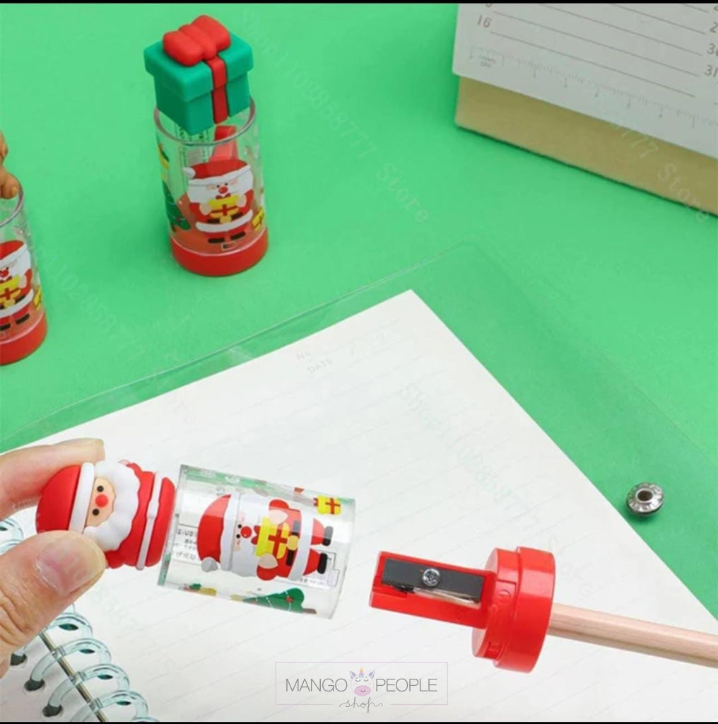 Christmas Theme Silicone Pencil Sharpener