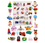 Load image into Gallery viewer, Merry Christmas Themed Multicolor Eraser Set Stationery
