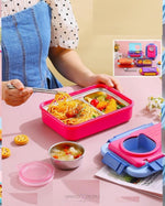 Load image into Gallery viewer, Molly Polly Stainless Steel Lunch Box - 900Ml