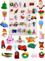 Load image into Gallery viewer, Multicolor Merry Christmas Theme Eraser Set Stationery
