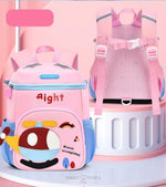 Load image into Gallery viewer, My Friend Heli Airplane Patch Cute Backpack For Kindergarten
