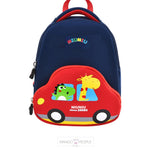Load image into Gallery viewer, Cute And Funny Car Design Backpack For Toddlers Blue Kids Cartoon