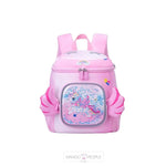 Load image into Gallery viewer, Unicorn Design School Backpacks With Slip Over Buckle And Wings For Kindergarten Kids Animal