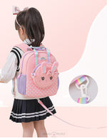 Load image into Gallery viewer, My Lovely Rabbit With Bow Design Backpack For Kids
