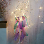 Load image into Gallery viewer, Mystical Glowing Unicorn Dream Catcher Wall Hanging Mango People Local