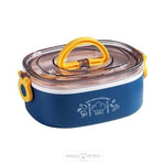 Load image into Gallery viewer, New Stainless Steel Lunch Box For Kids With One Compartment And A Fork- 1000Ml