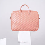 Load image into Gallery viewer, Peach Quilted Laptop Bag Laptop Bag Mango People Factory 
