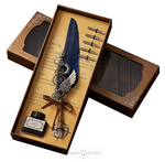 Load image into Gallery viewer, Pen Calligraphy Quill Feather Gift Set