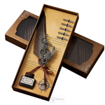 Load image into Gallery viewer, Pen Calligraphy Quill Feather Gift Set
