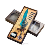 Load image into Gallery viewer, Pen Calligraphy Quill Feather Gift Set