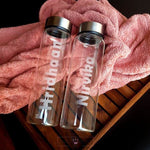 Load image into Gallery viewer, Personalized Borosilicate Glass Bottle (Elementary Collection) 750ml HOME PEBBELLIFEWARE