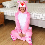 Load image into Gallery viewer, Pink Panther Hooded Onesie Onesie Mango People Factory