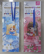 Load image into Gallery viewer, Pocket Watercolor Coloring And Painting Book For Kids Art And Craft