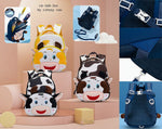 Load image into Gallery viewer, Premium Quality Cute 3D My Cutesy Cow Design Backpack For Kindergarten Kids Animal Kids
