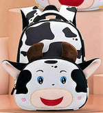 Load image into Gallery viewer, Premium Quality Cute 3D Cow Design Backpack For Kindergarten Kids Animal Kids
