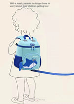 Load image into Gallery viewer, Premium Quality Sharky Design Backpack For Kids Animal