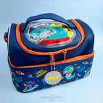 Load image into Gallery viewer, Premium Quality Multipurpose Thermal Double Decker Lunch Bag For Kids