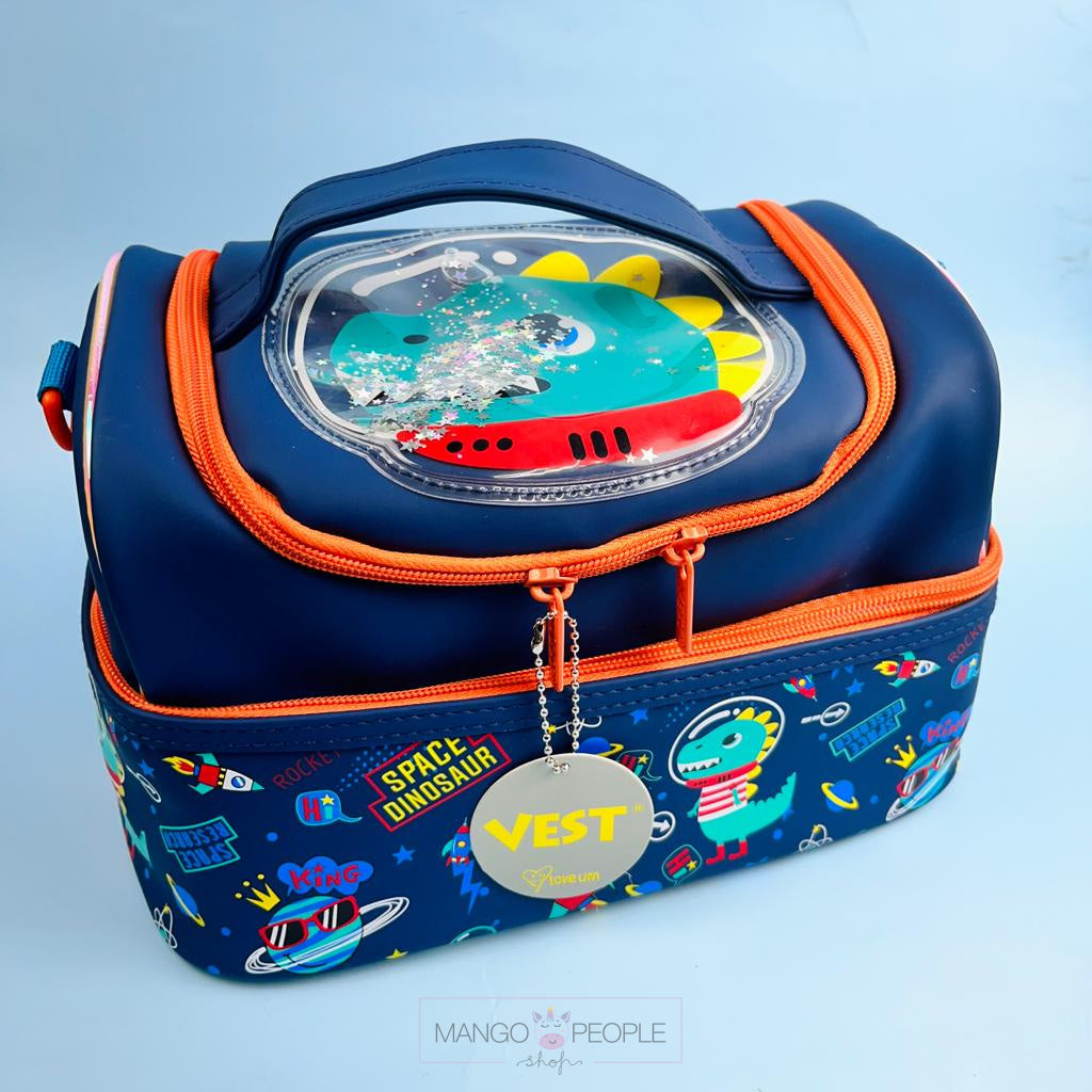 Premium Quality Multipurpose Thermal Double Decker Lunch Bag For Kids