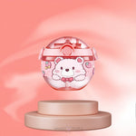 Load image into Gallery viewer, Premium Quality Round Shape 3D Cartoon Animal Design Water Bottle For Kids - 420Ml Bear