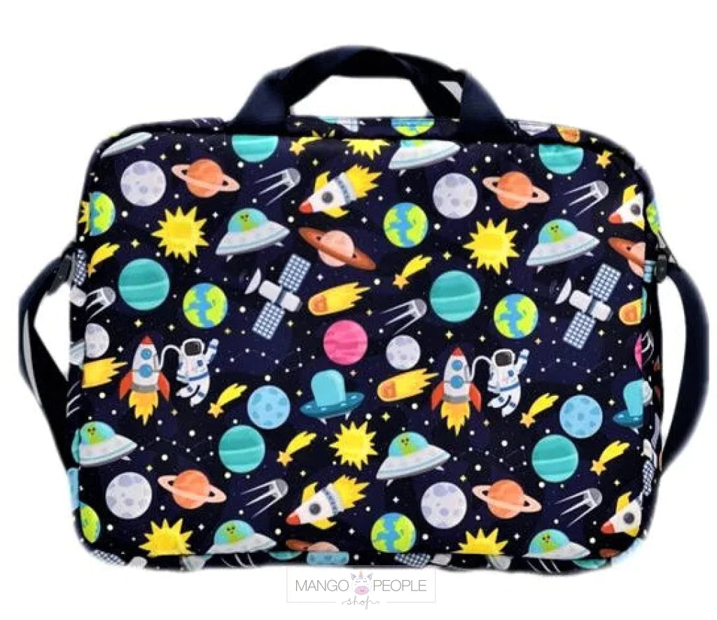 Premium Quality Space Universe Printed Laptop Bag For 14 Laptops -Space Theme