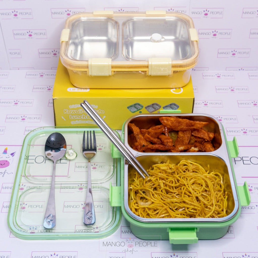 Premium Quality Stainless Steel 2 Compartment Lunch Box - 750Ml Tiffin