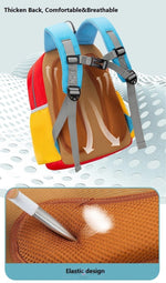 Load image into Gallery viewer, Premium Quality Tri Color Backpack For School Students Kids