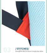 Load image into Gallery viewer, Premium Quality Tri Color Block Small Bag For School Students Kids Backpack