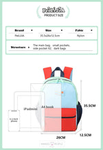 Load image into Gallery viewer, Premium Quality Tri Color Backpack For School And College Students Backpack