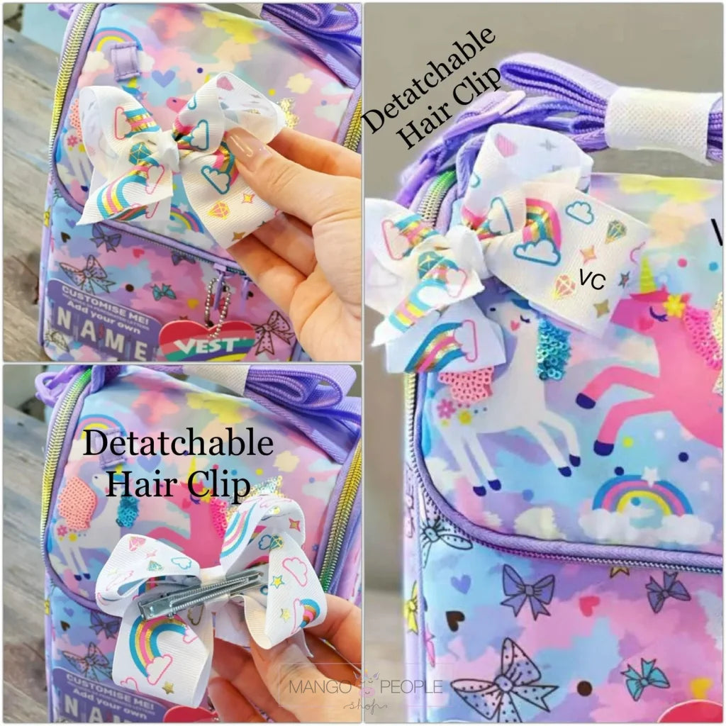 Premium Quality Unicorn Printed Insulated Lunch Bag For School Kids
