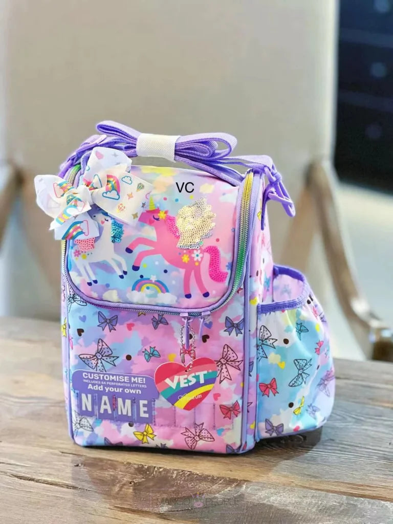Premium Quality Unicorn Printed Insulated Lunch Bag For School Kids