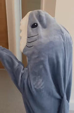 Load and play video in Gallery viewer, Sharky Hooded Blanket™ -Become A Shark
