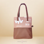 Load image into Gallery viewer, Ritzy Wow Tote Bag - Dual Shade Pink-Brown