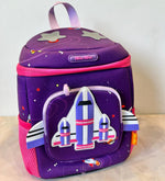 Load image into Gallery viewer, Rocket Design Large Capacity School Bags With Slip Over Buckle For Kindergarten Kids Space Backpack