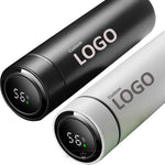 Load image into Gallery viewer, Free Laser Logo Smart Vacuum Flask Stainless Steel Water Bottle Led Temperature Display