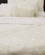 Load image into Gallery viewer, Snowy Faux Mongolian Fur Blanket/Throw Fur Blanket Mango People Factory