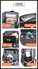 Load image into Gallery viewer, Space Theme Large Capacity Backpack For School And College Students