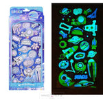 Load image into Gallery viewer, Space Universe Astronaut Noctilucent Puffy 3D Stickers