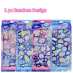 Load image into Gallery viewer, Space Universe Astronaut Noctilucent Puffy 3D Stickers