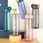 Load image into Gallery viewer, Sports Water Bottle With Straw - 760Ml