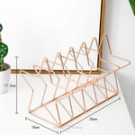 Load image into Gallery viewer, Star Rose Gold Desk Accessory Magazine/Book Holder Home & Living Moradabad