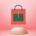 Load image into Gallery viewer, Vogue Wow Tote Bag Orange