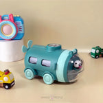 Load image into Gallery viewer, Submarine Style Water Bottle With Straw And Strap - 500Ml Green