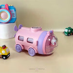 Load image into Gallery viewer, Submarine Style Water Bottle With Straw And Strap - 500Ml Pink