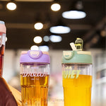 Load image into Gallery viewer, Summer Sipper Vacuum Glass Mug - 480Ml