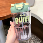 Load image into Gallery viewer, Summer Sipper Vacuum Glass Mug - 480Ml Green